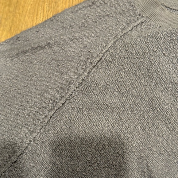 Free People “Found My Friend” Purple Gray Crew Neck Cropped Pullover - Picture 10 of 16